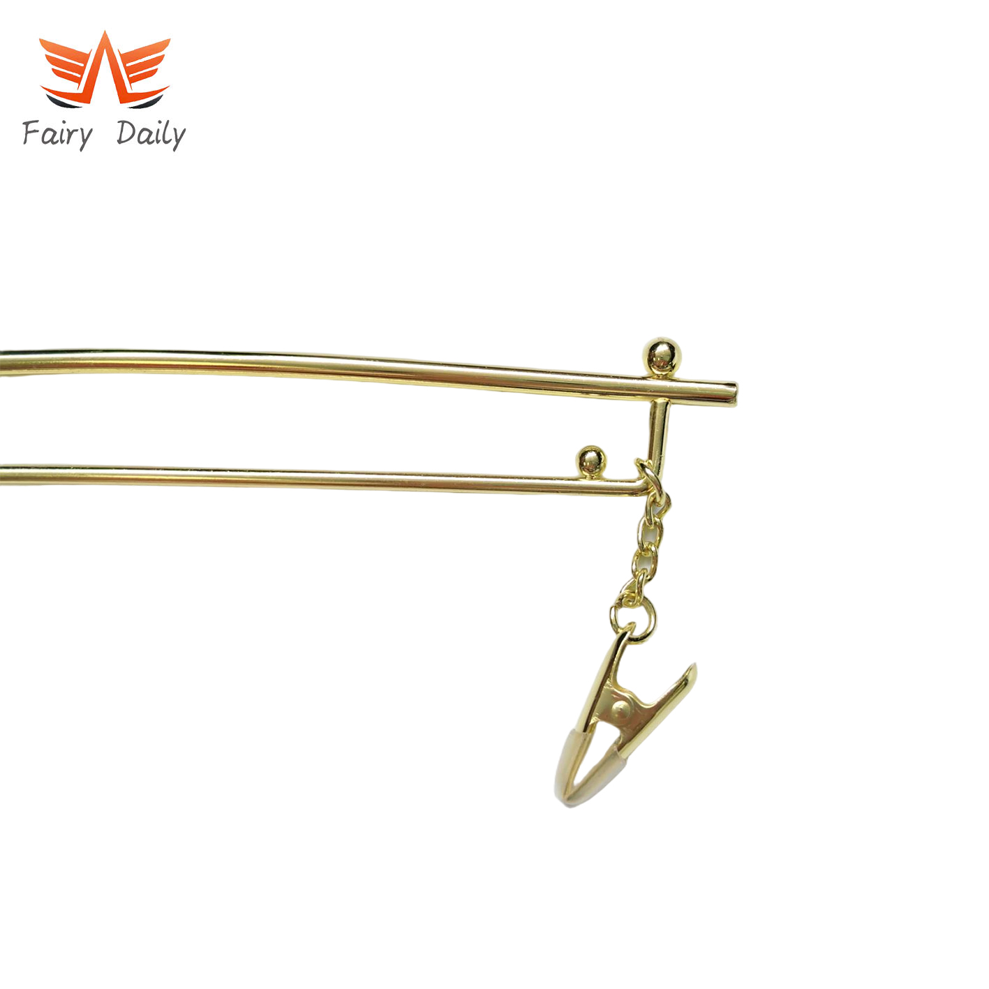 Bra Hanger with Clips Gold Metal Non-Slip Underwear Hangers for Bras Pants
