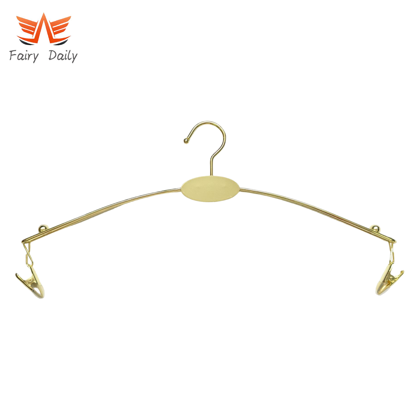 Women Metal Underwear Bra Hanger Durable Pants Clothes Hangers with Clips