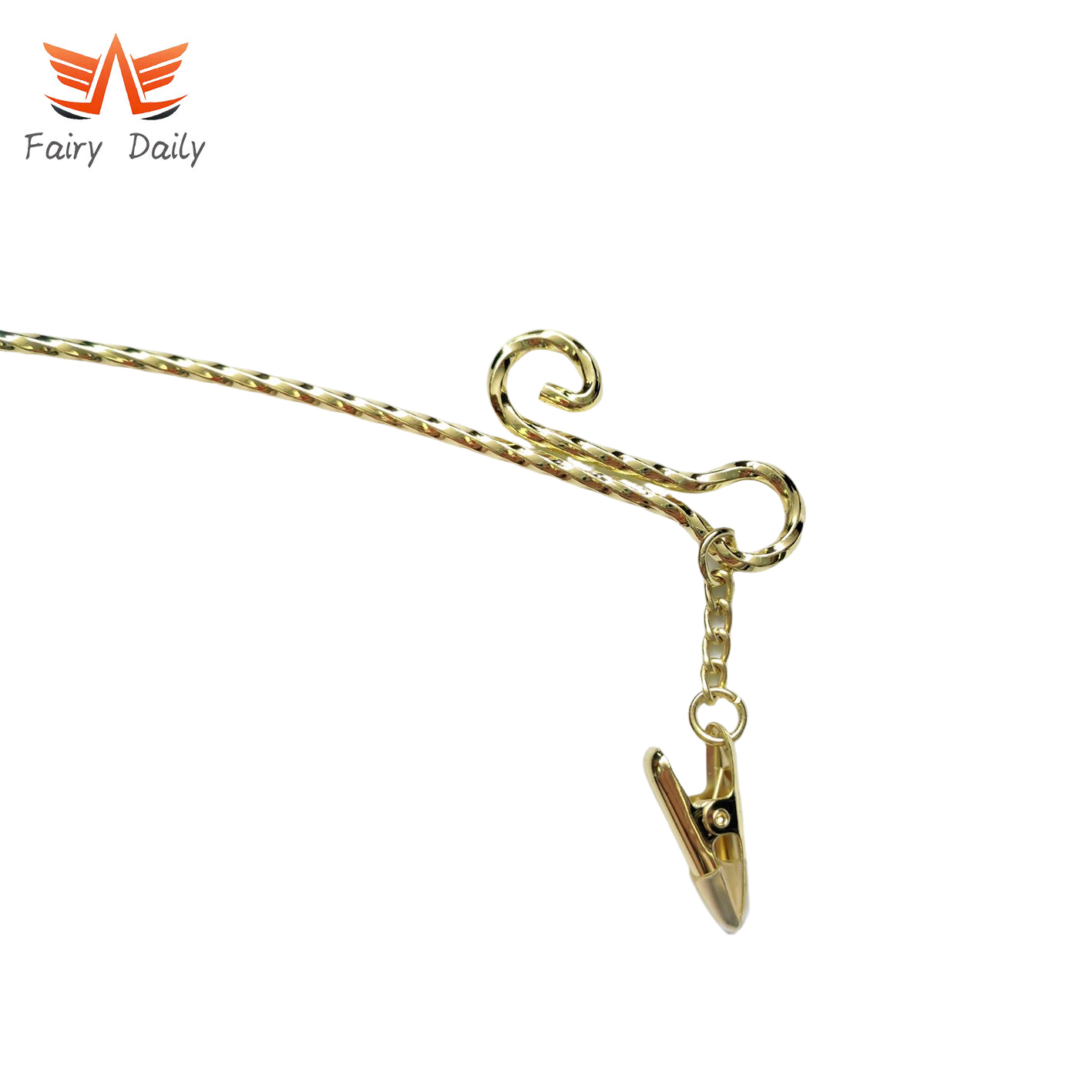 Luxury Metal Underwear Bra Pants Skirts Slim Hanger for Home