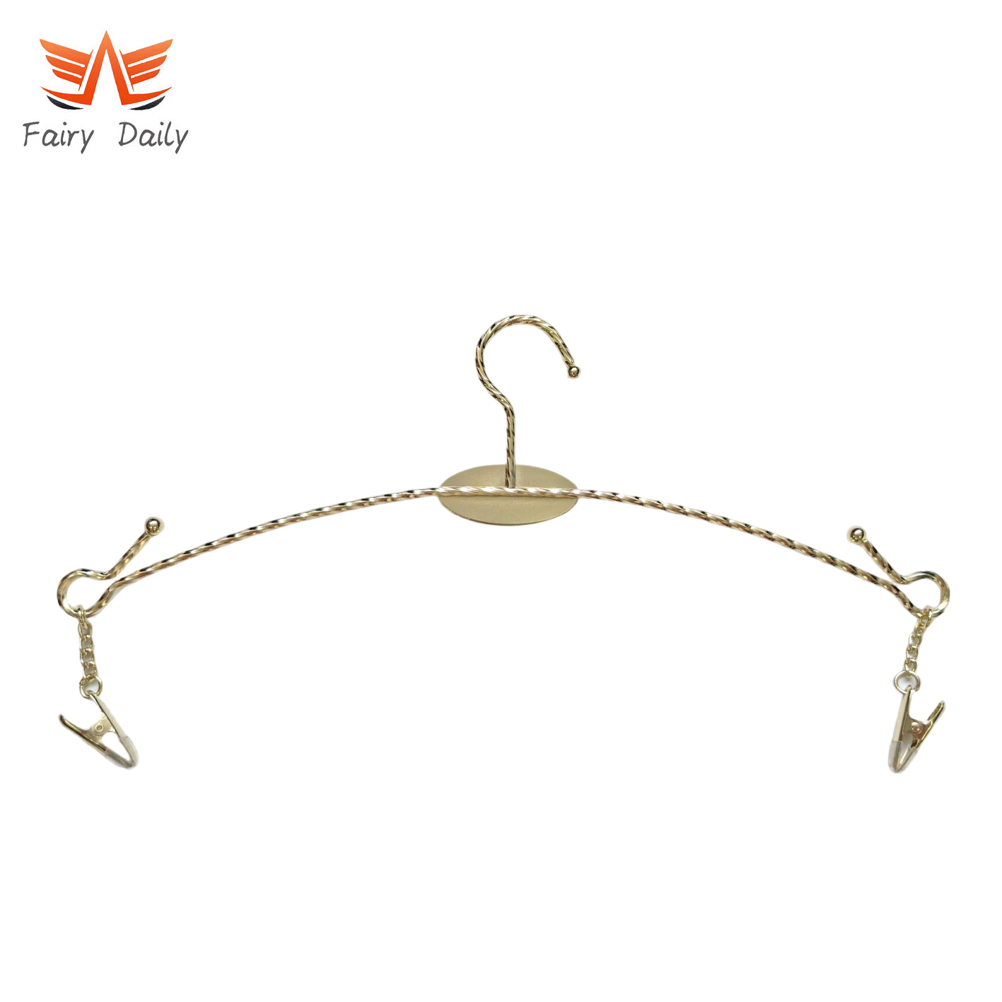 Metal Hangers with Clips Quality Adjustable Clip Hangers Underwear Bra Rack