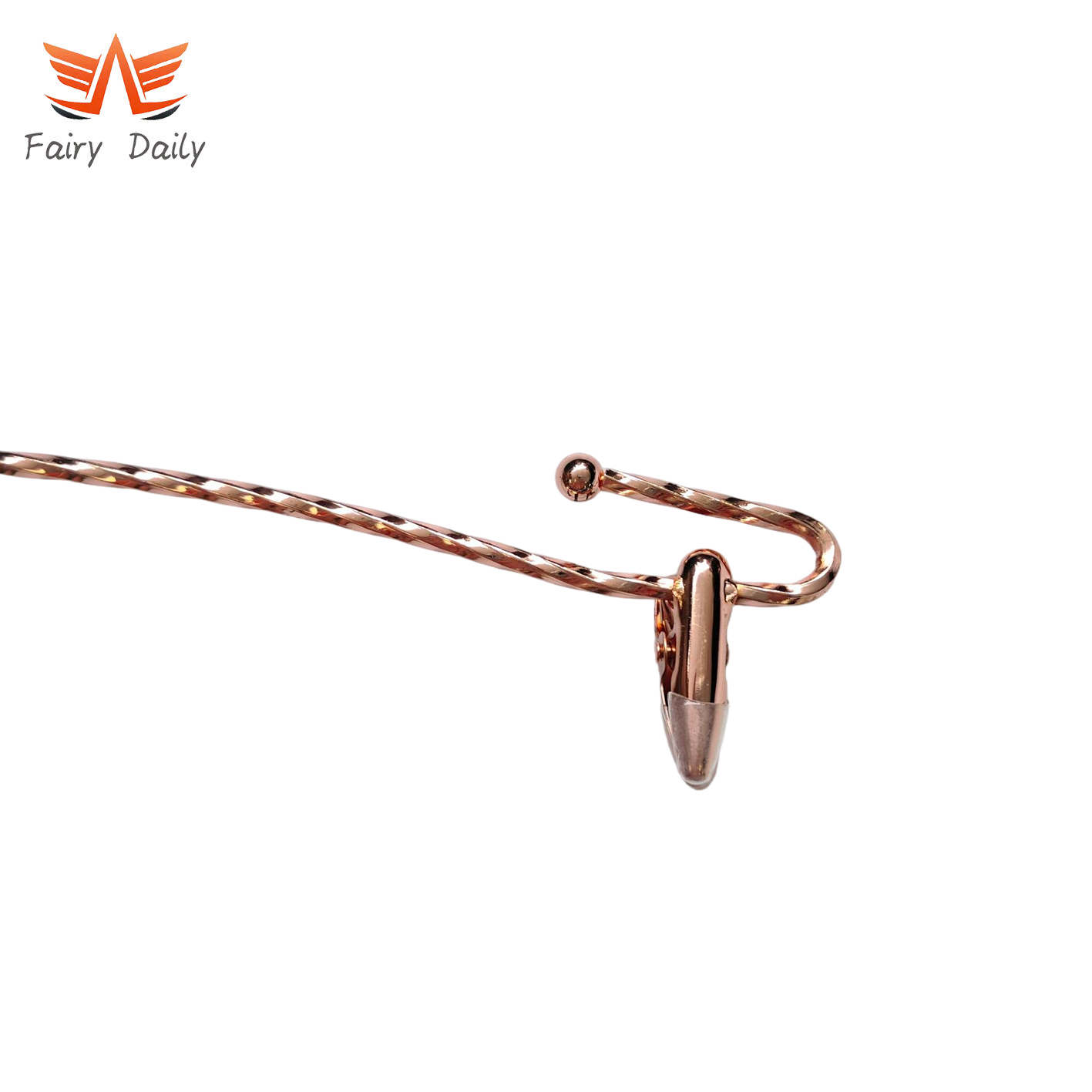 Durable Metal Underwear Hanger for Clothes Shop Pants Clothes Hangers with Clips